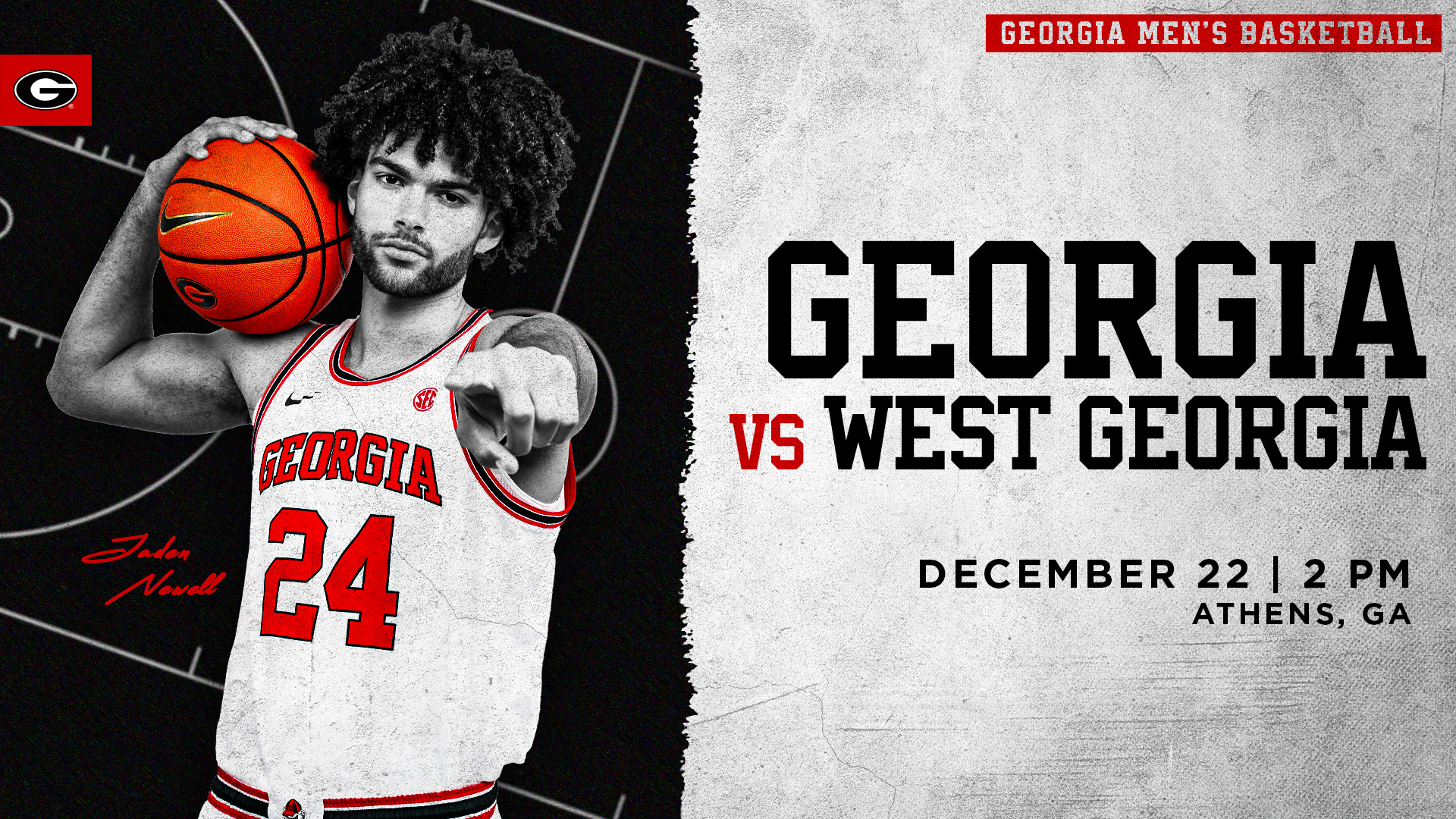 Georgia Bulldogs game notes graphic