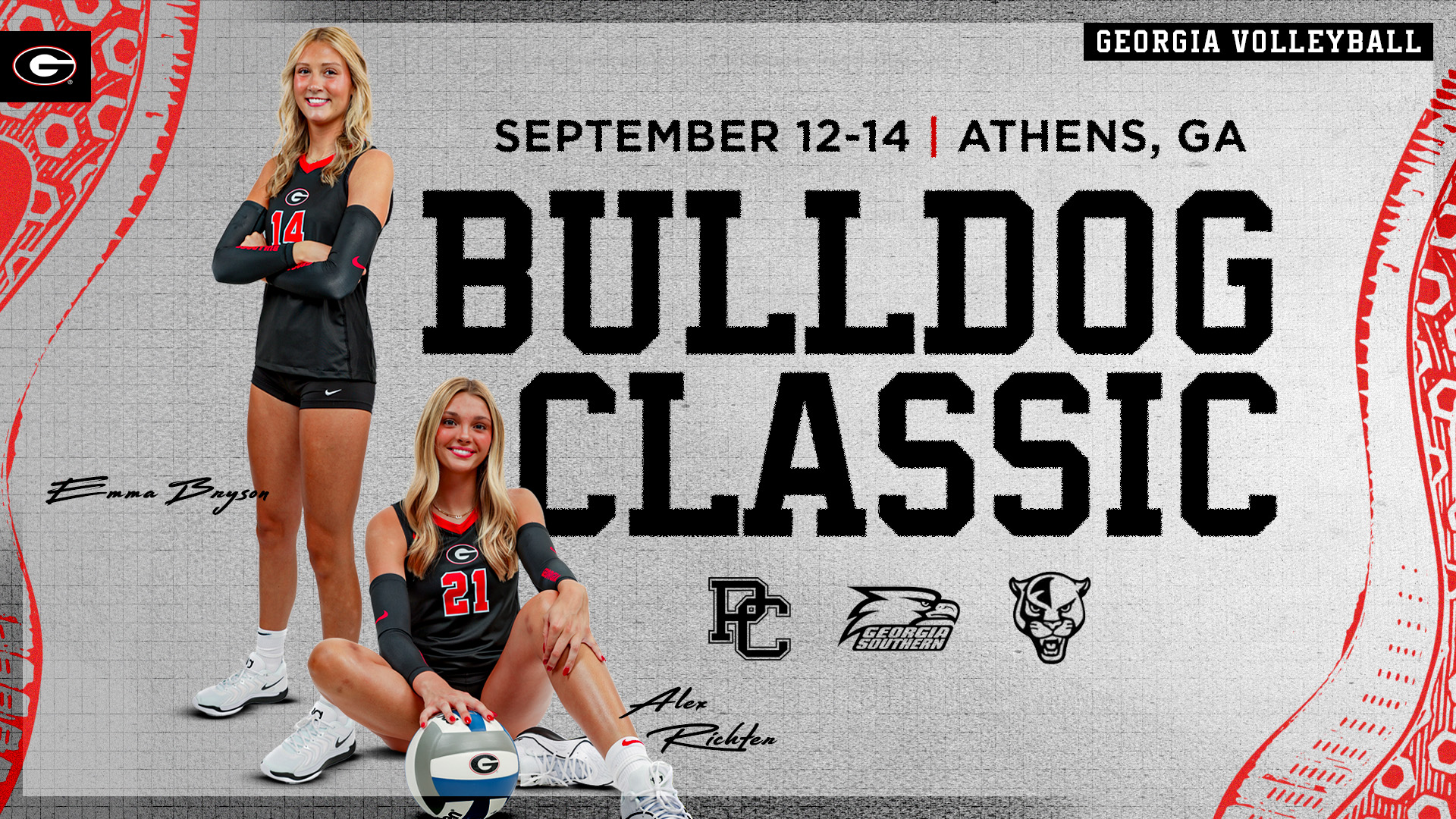 Georgia Bulldogs postseason graphic