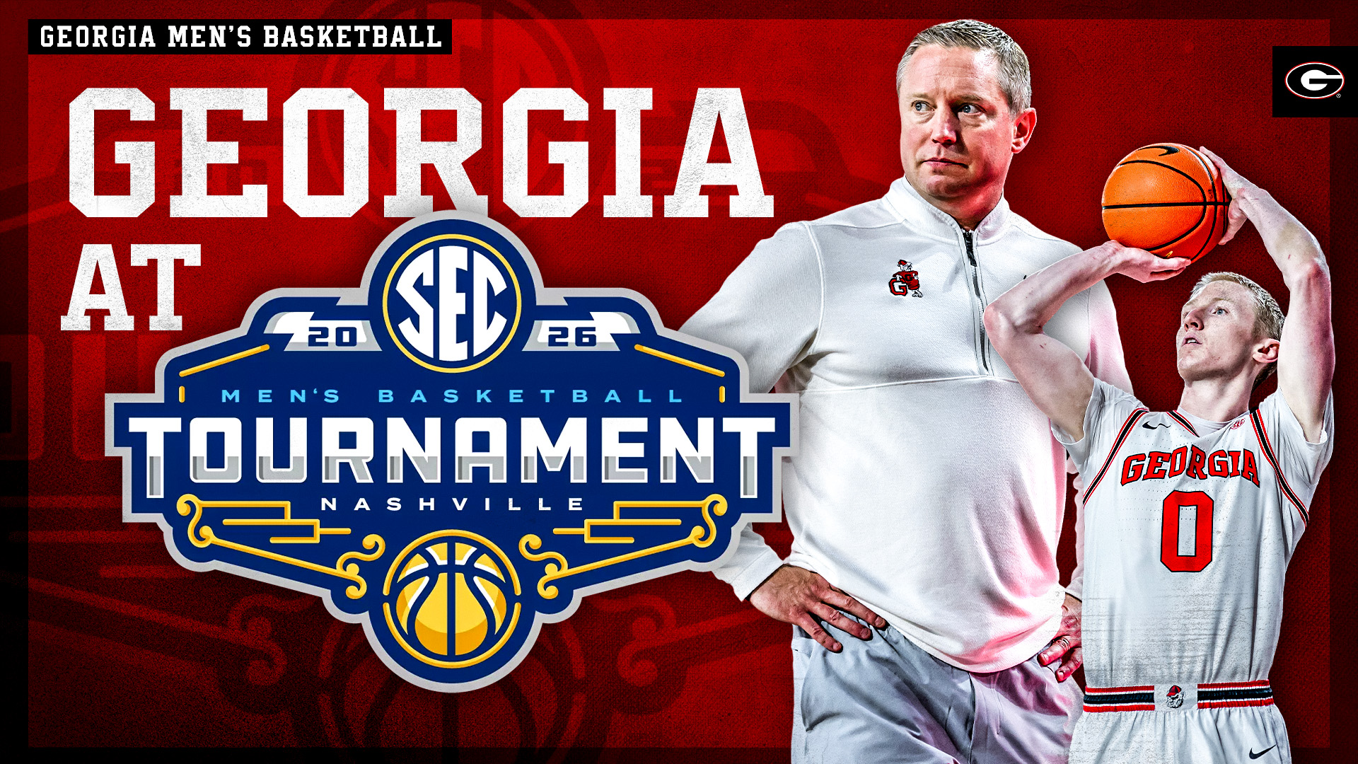 Georgia Bulldogs tournament recap graphic