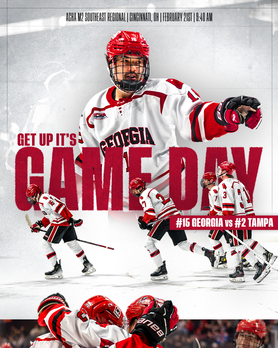 UGA Hockey series preview graphic