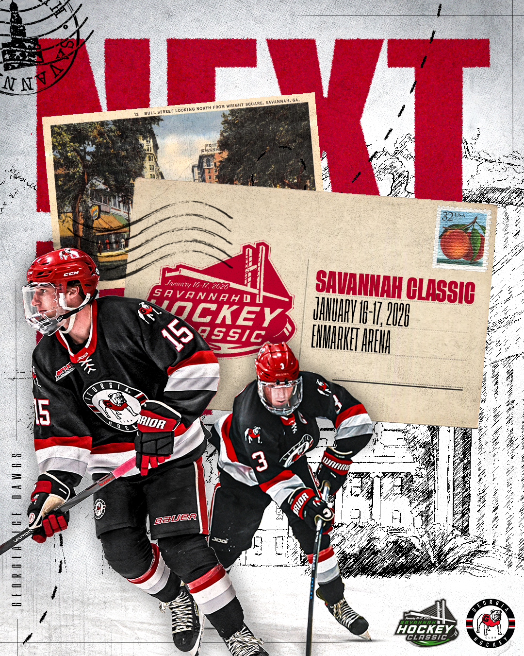 Savannah Hockey Classic branded graphic