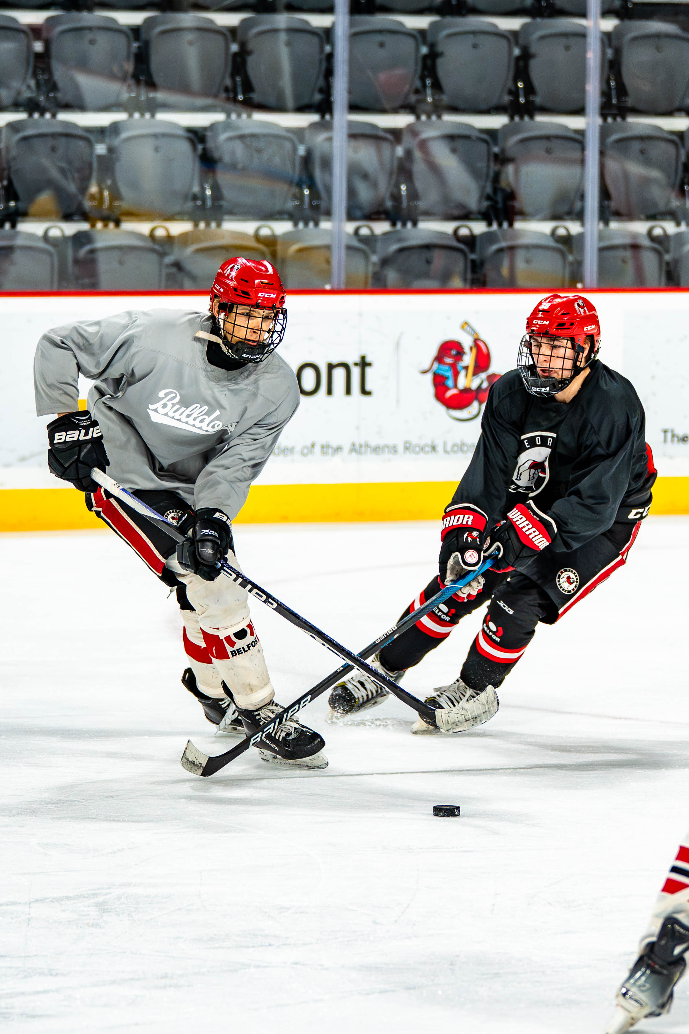 UGA Hockey practice detail photo