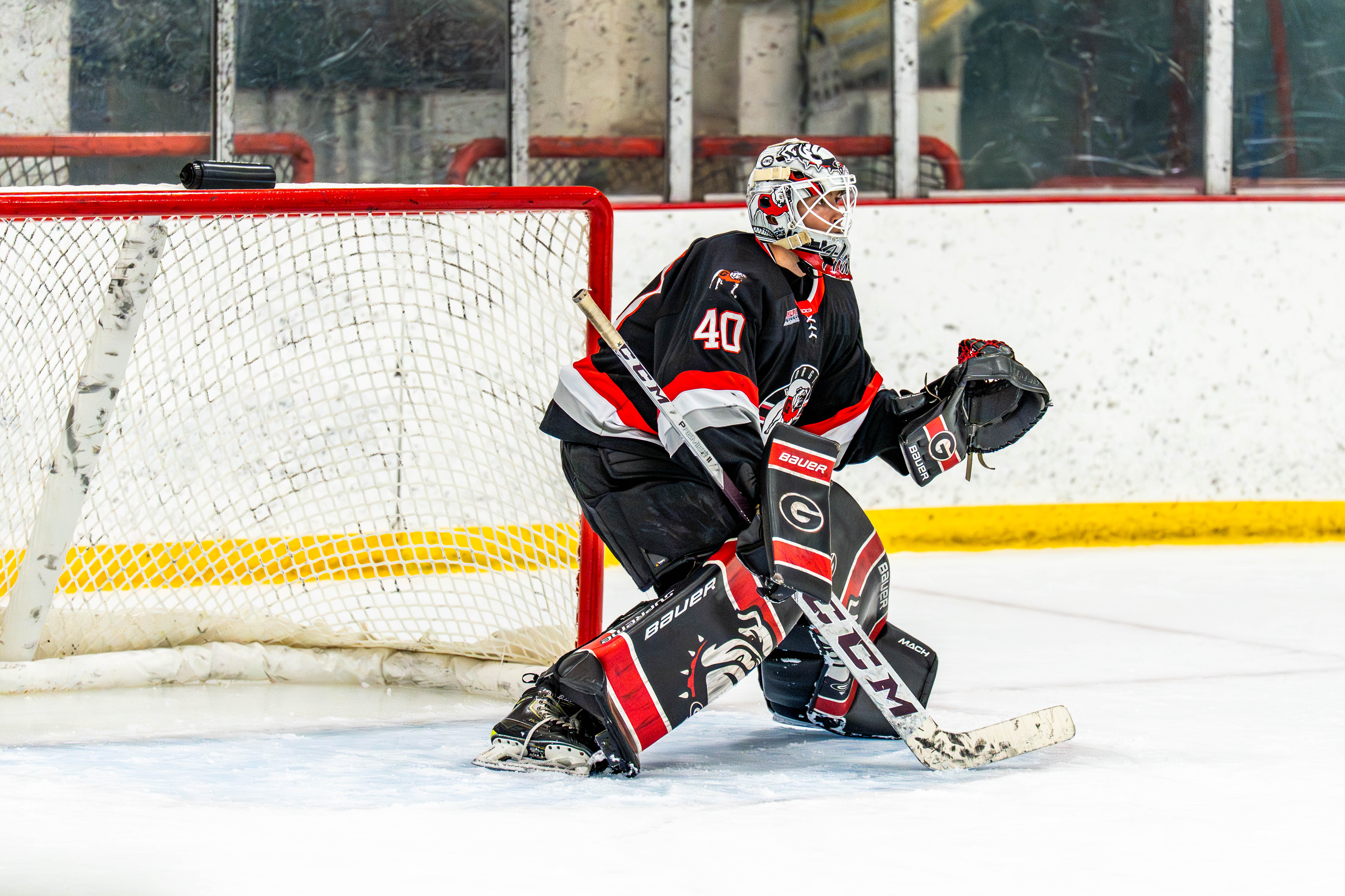 UGA Hockey defensive play photo