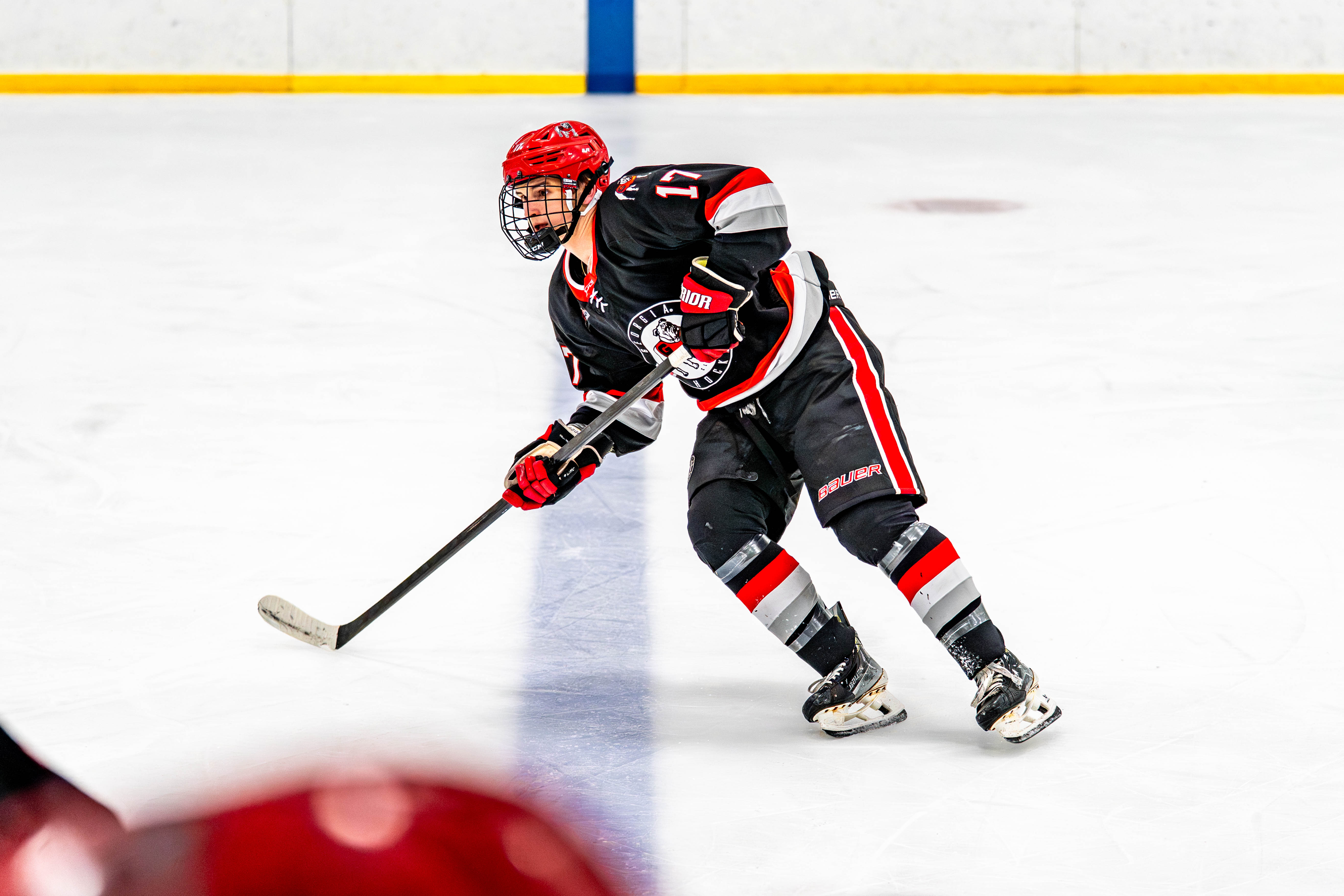 UGA Hockey in-game action shot