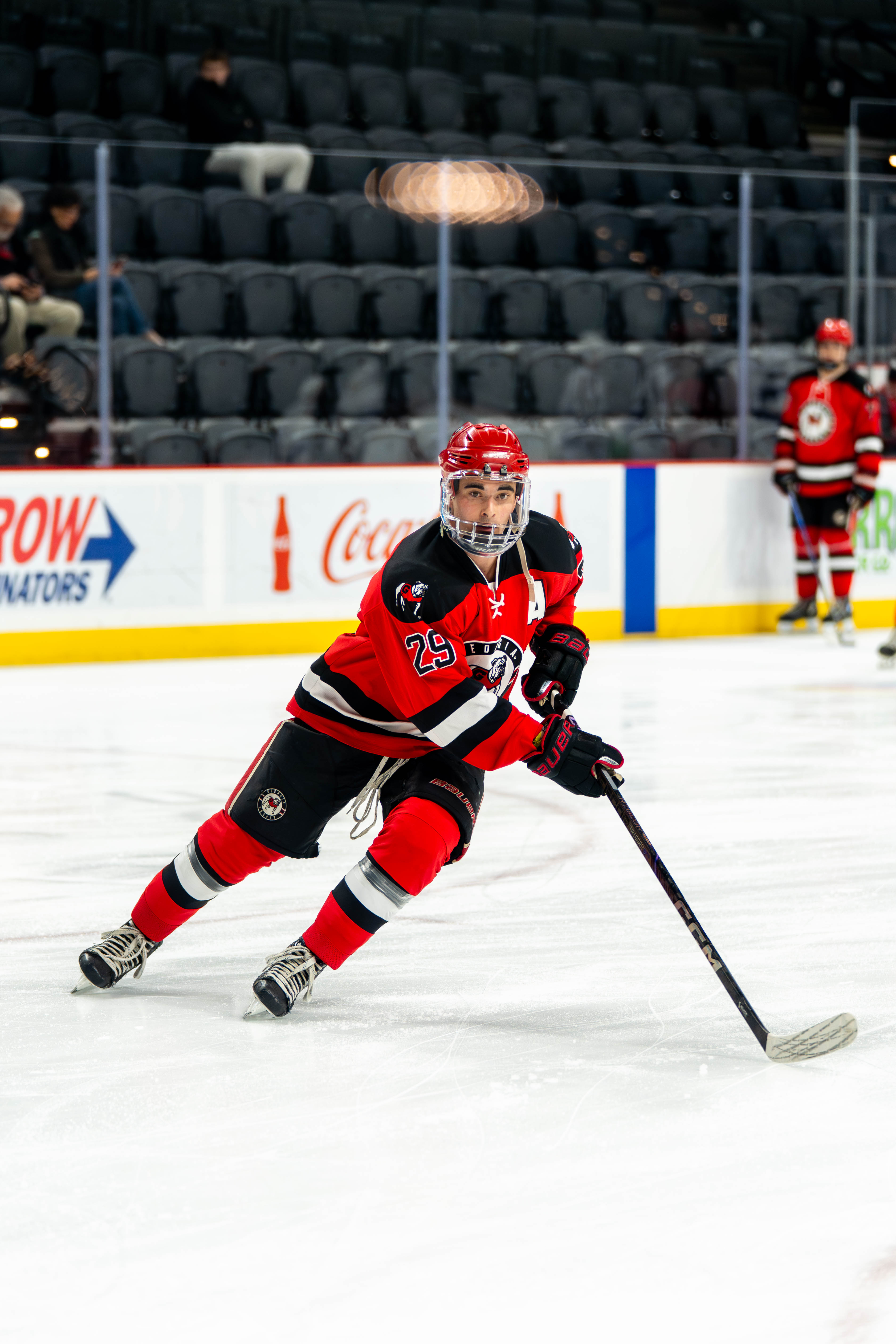 UGA Hockey warm-up detail photo