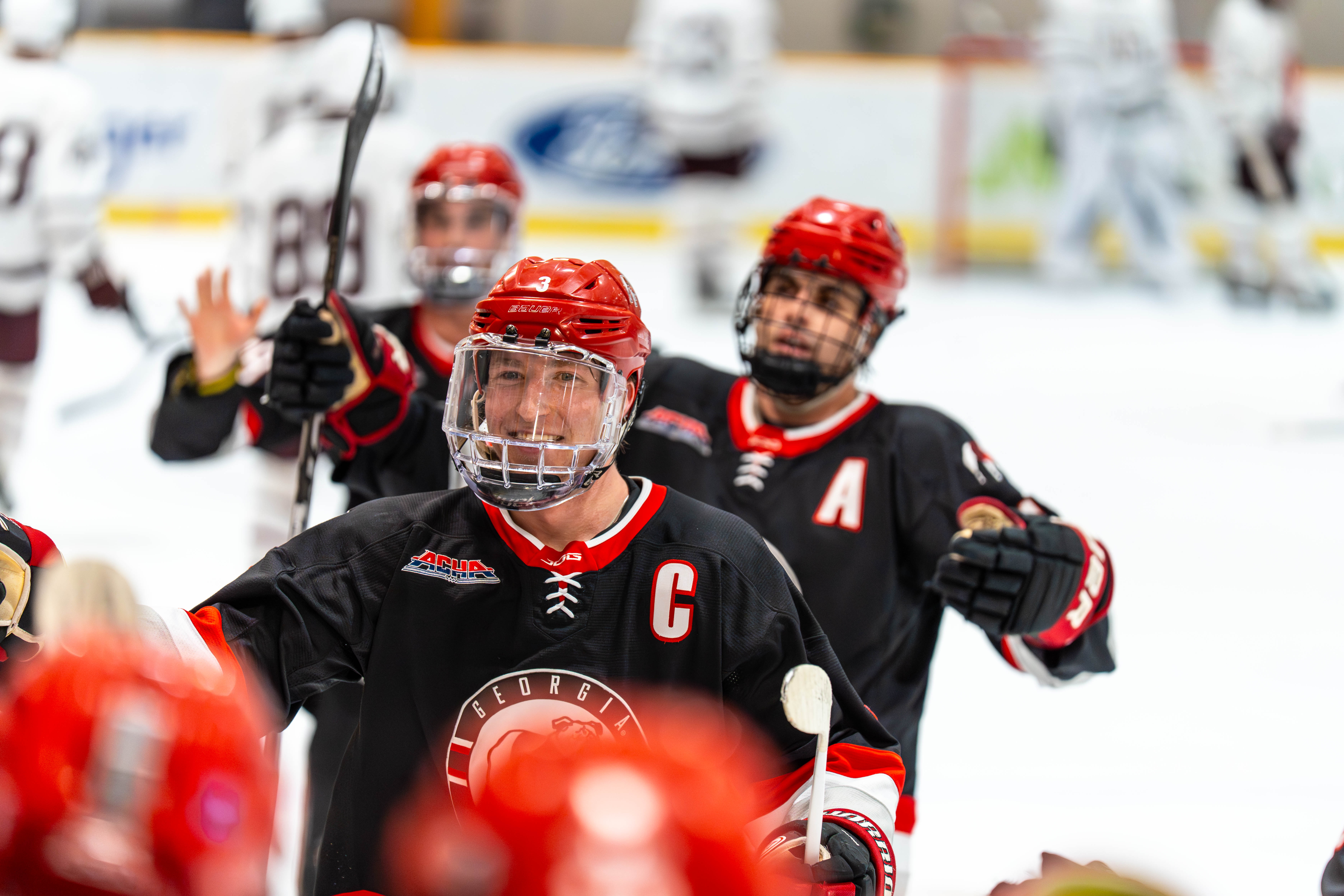 UGA Hockey celebration photo