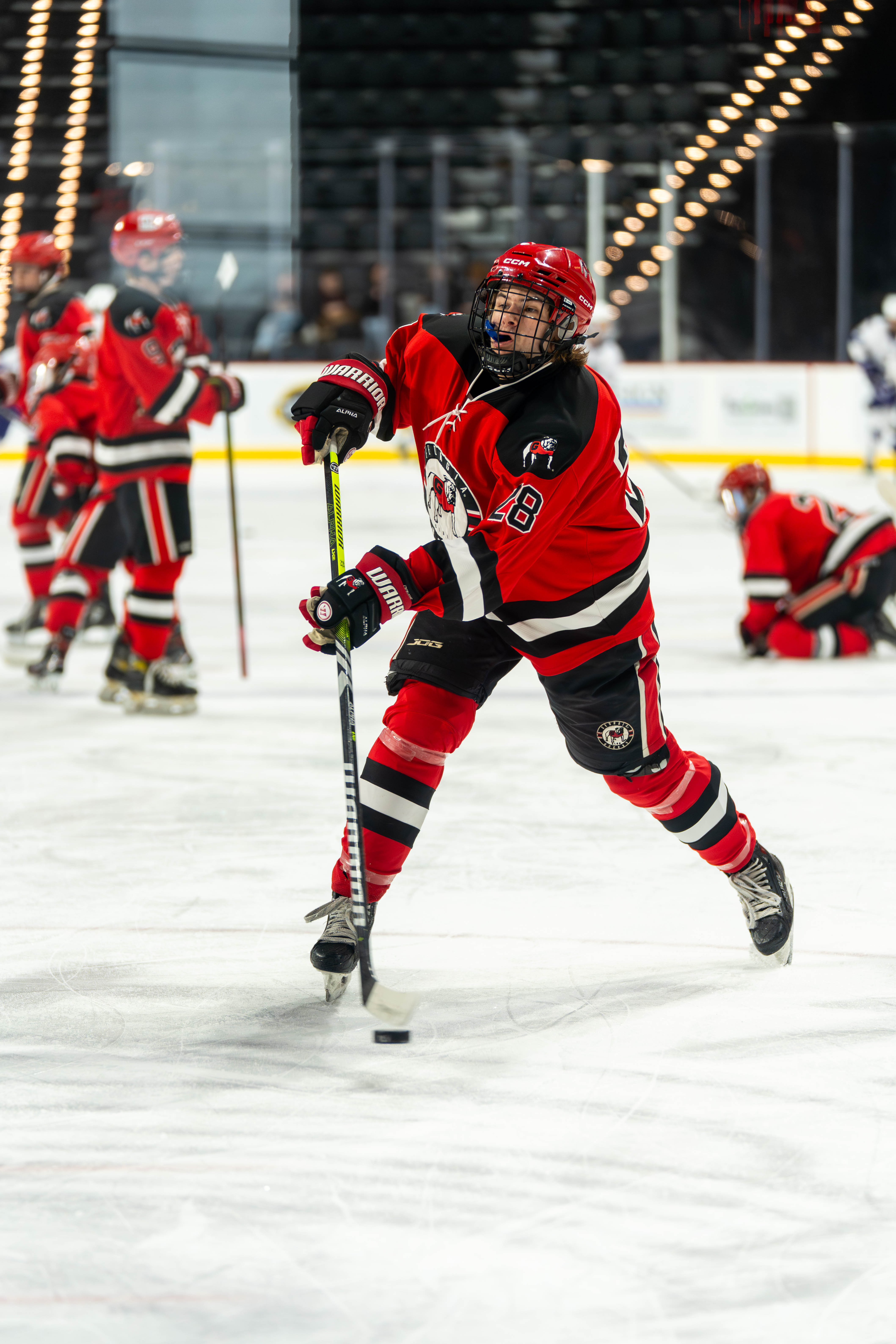 UGA Hockey warm-up detail photo