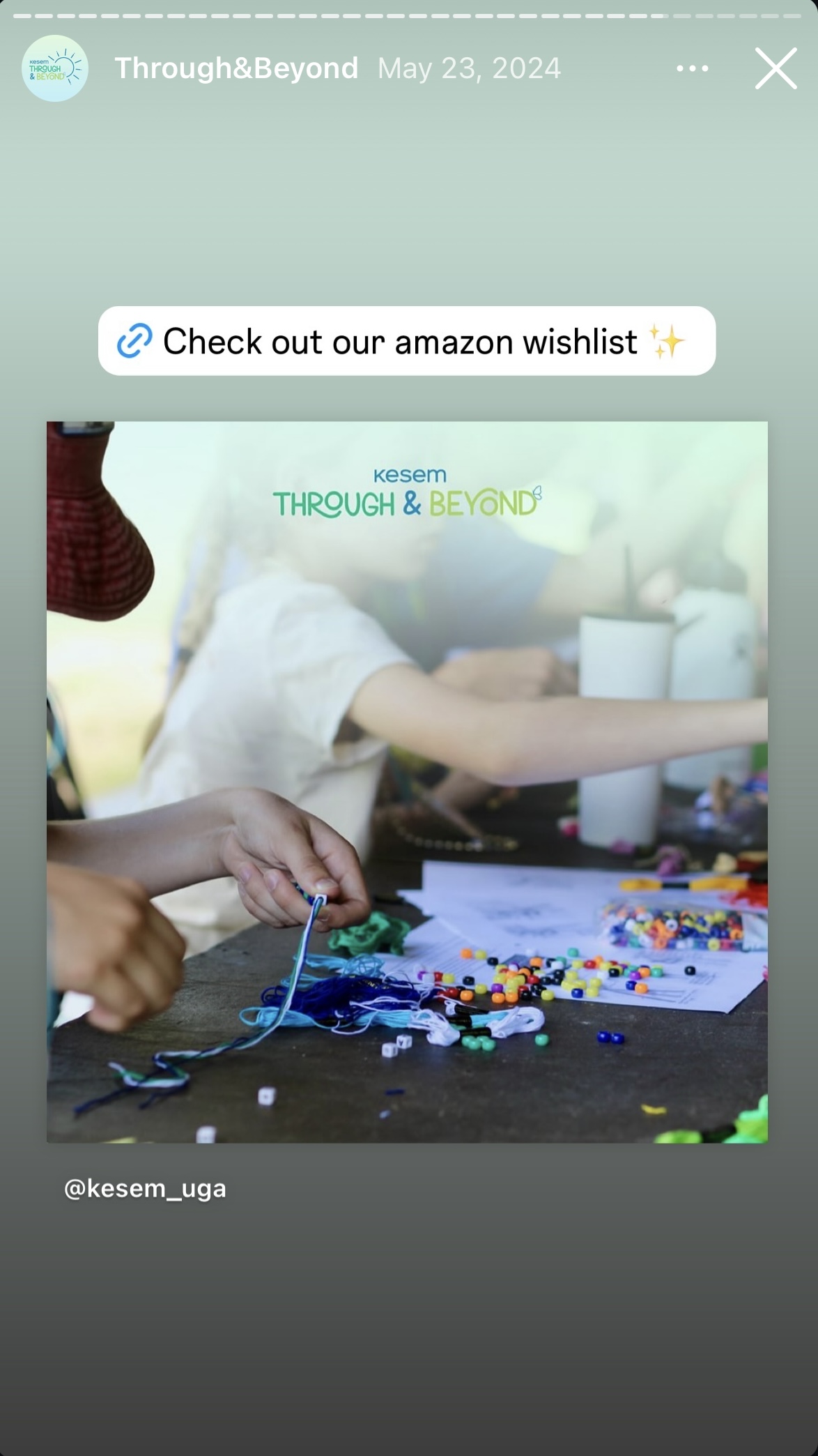 Through and Beyond campaign design