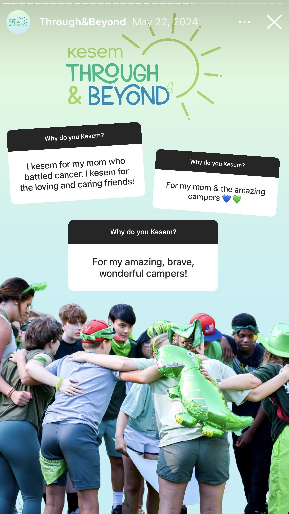 Kesem Through & Beyond Campaign Story