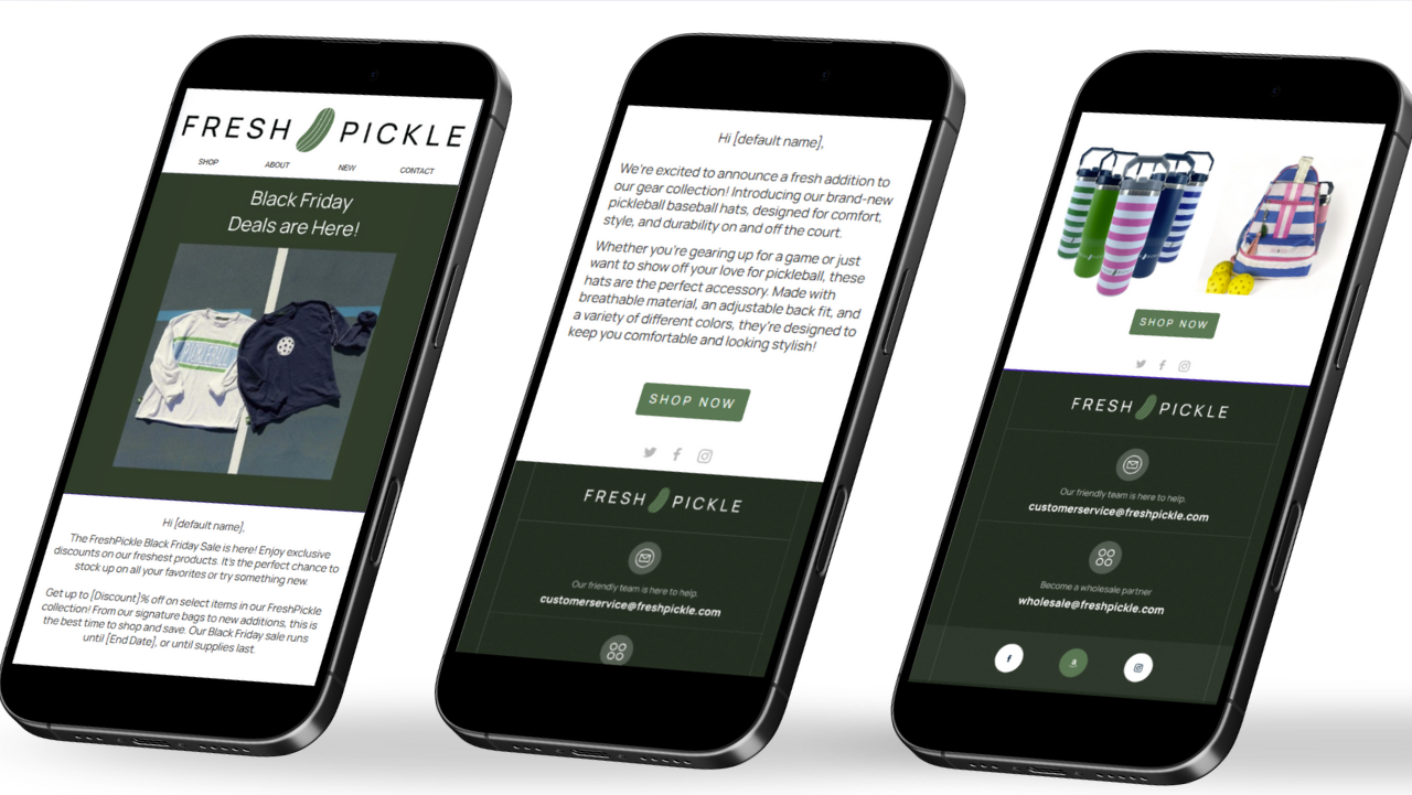 Email campaign screenshot