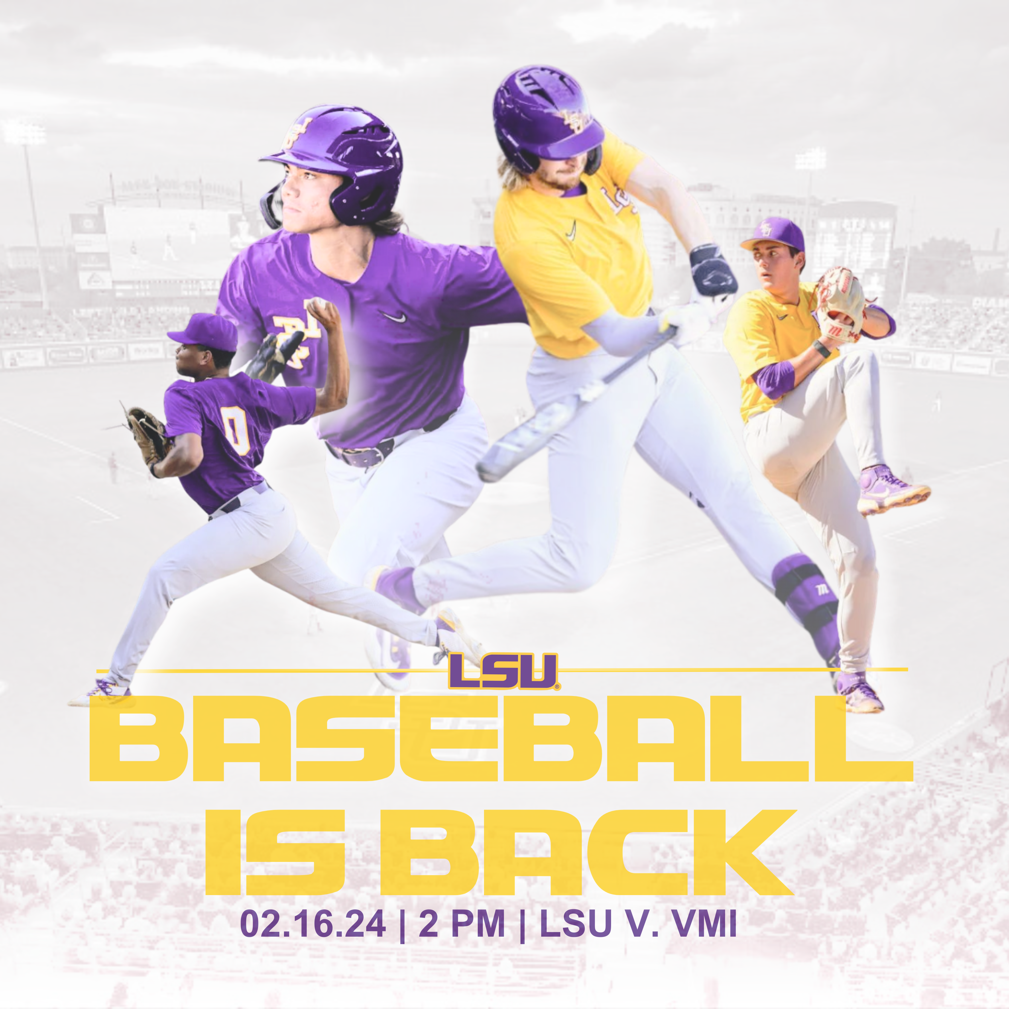 LSU Baseball graphic